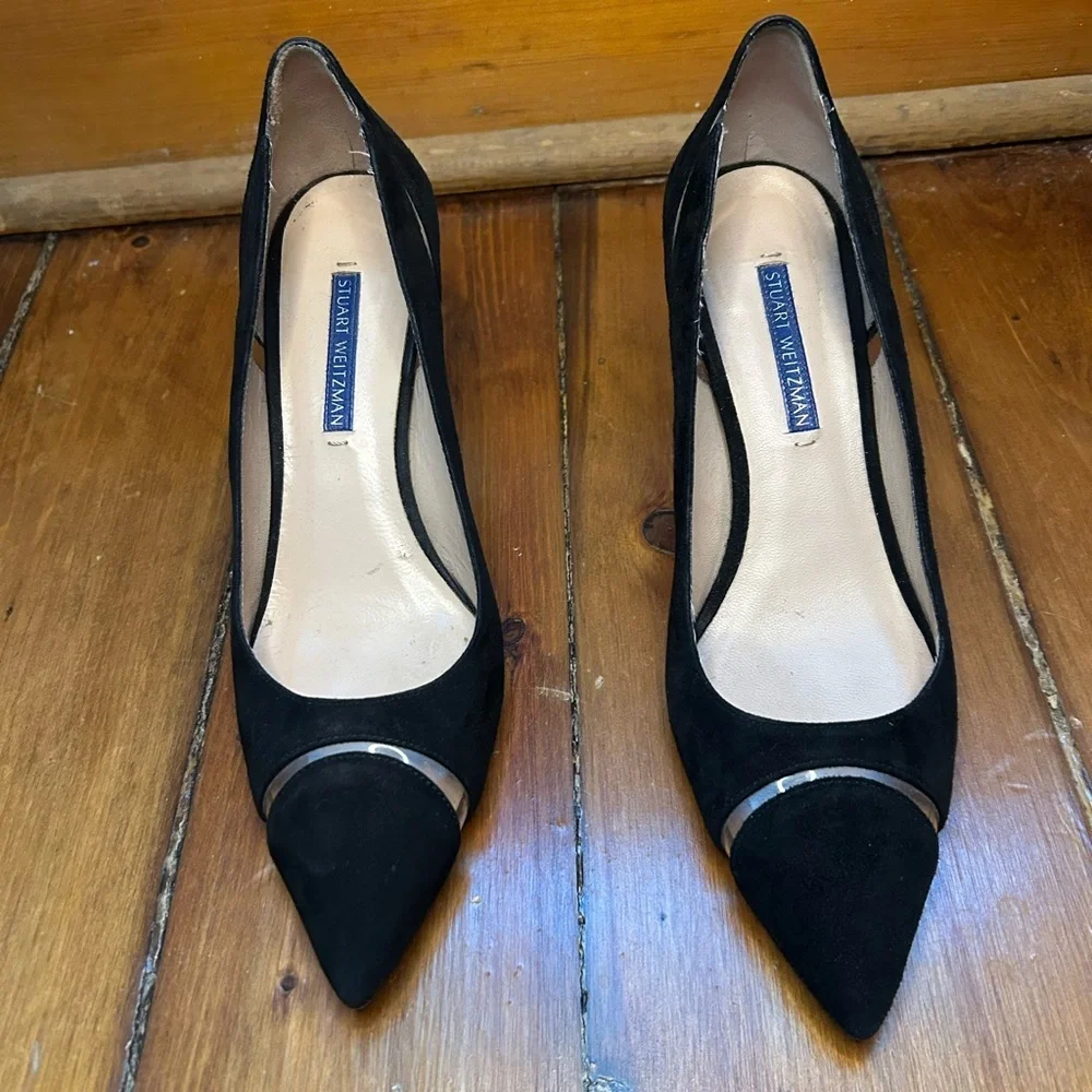 Stuart Weitzman Davia 75 Suede Pump, size 7 - Picture 6 of 12